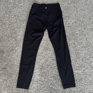 Lululemon original Wonder Under leggings, black